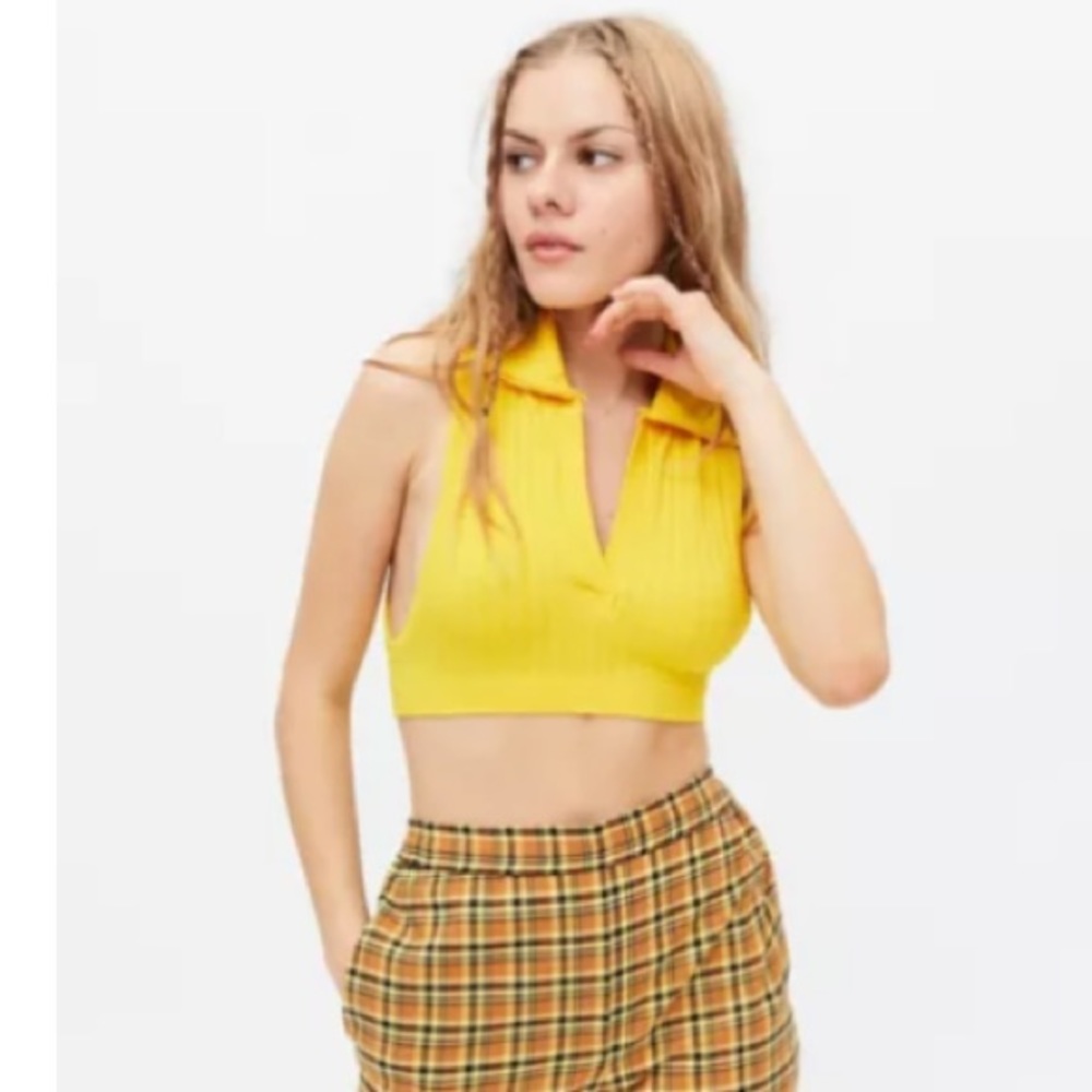 Out From Under Break Point Collared Bra Top